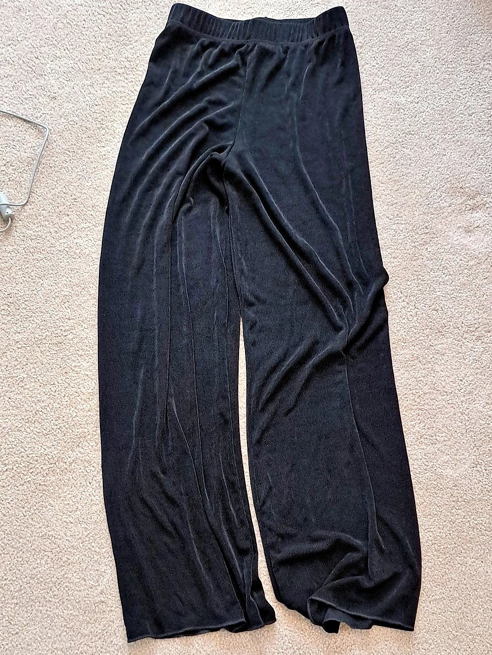 Body Wrappers Wide Leg Dance Pants Black Size Medium